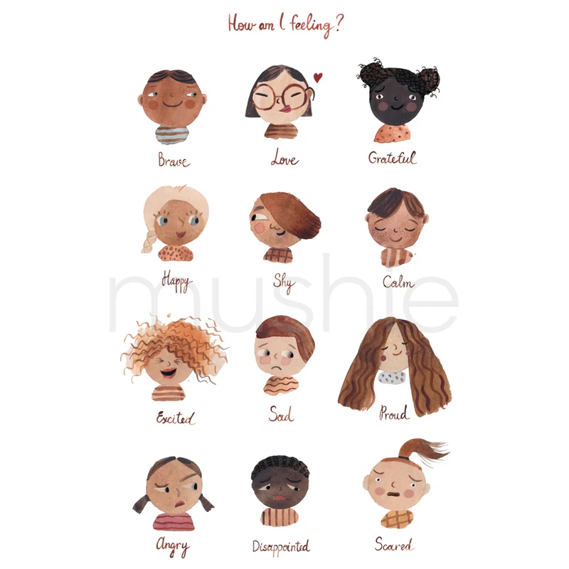 Mushie  Poster 50 x 70 cm  Feelings - Image 3