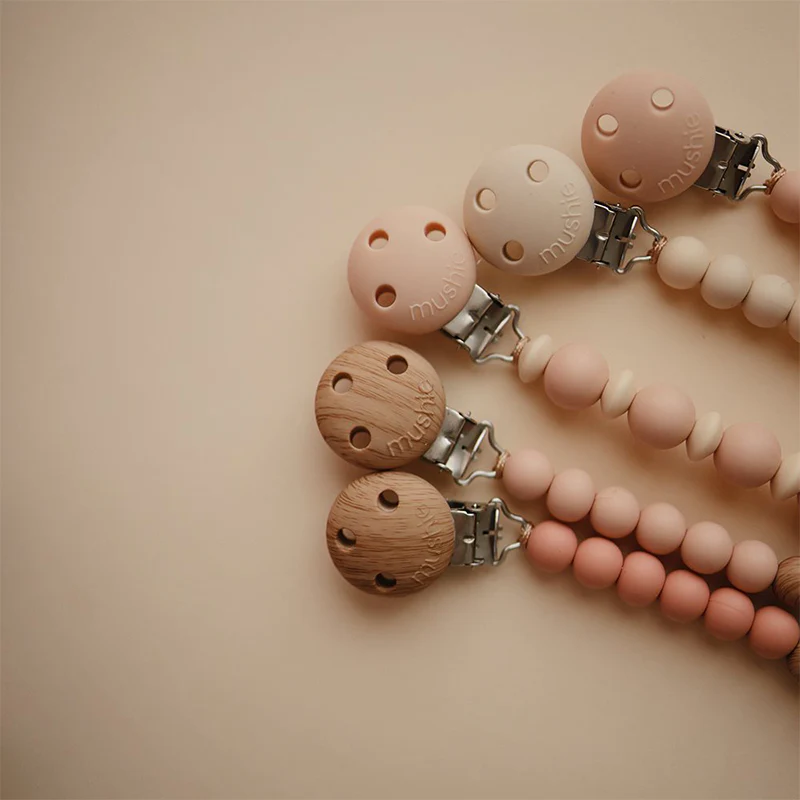 Mushie Schnullerkette 'Eva' Blush - Image 4