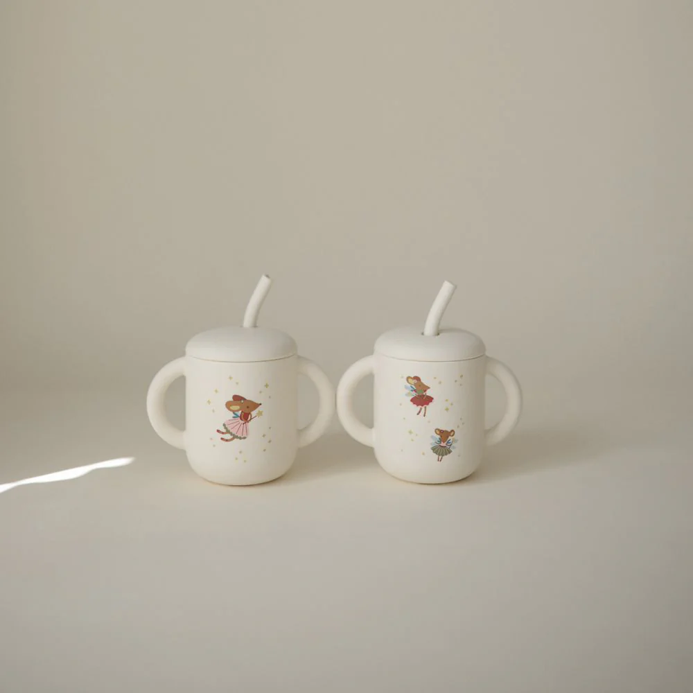 Mushie Trinkbecher mit Strohhalm Fairy Mice - Image 4