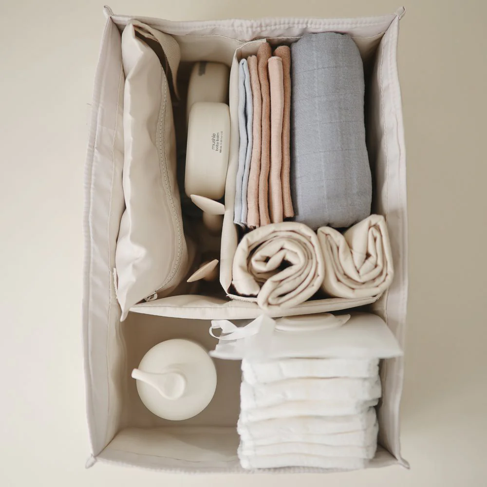 Mushie Windelkorb/Windel Caddy Ivory - Image 4