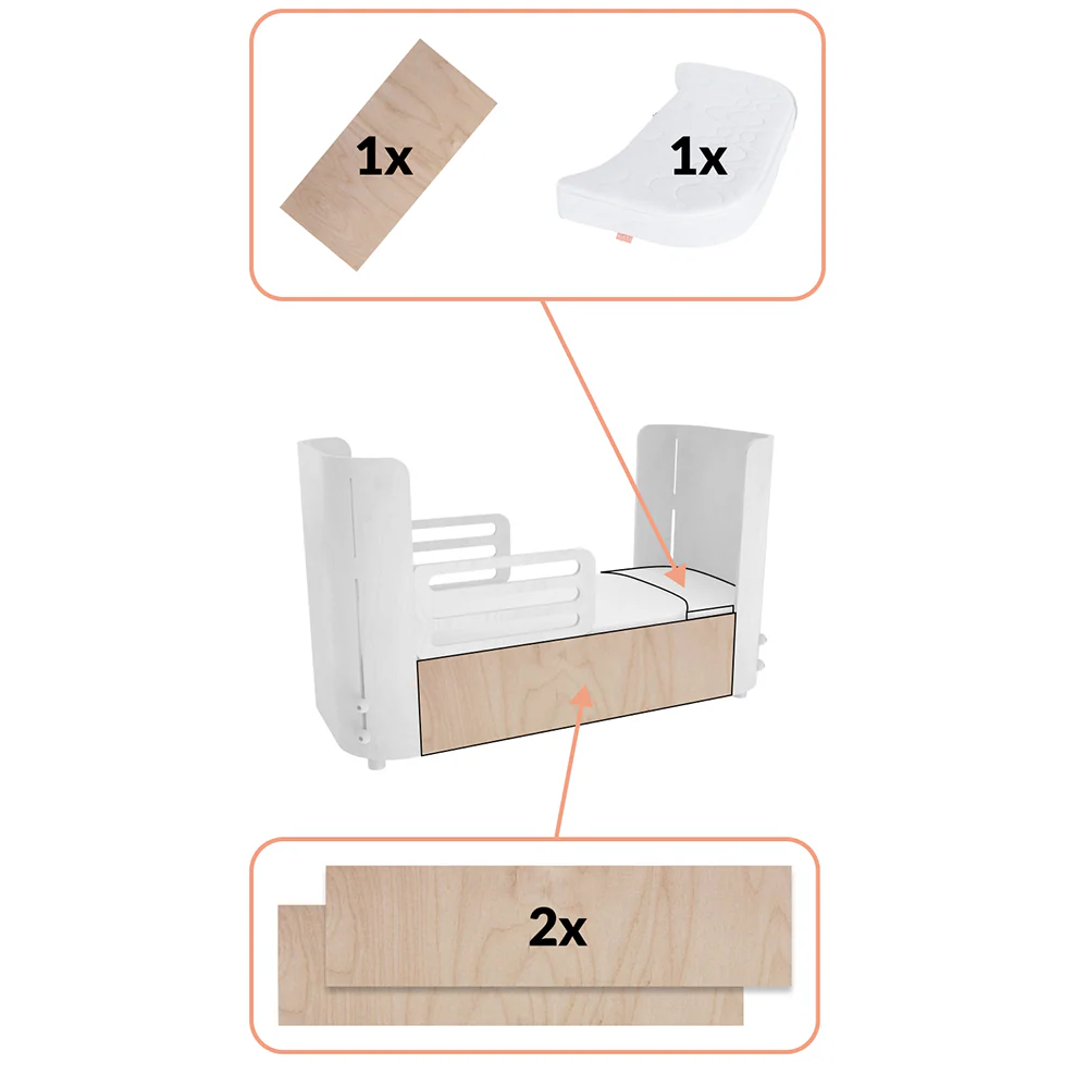 Nani Berlin Erweiterung zum Juniorbett (inkl. Matratzenverlängerung) - Image 3