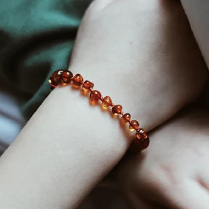 Nirrimis Bernstein Armband für Kinder Caramel - Image 4