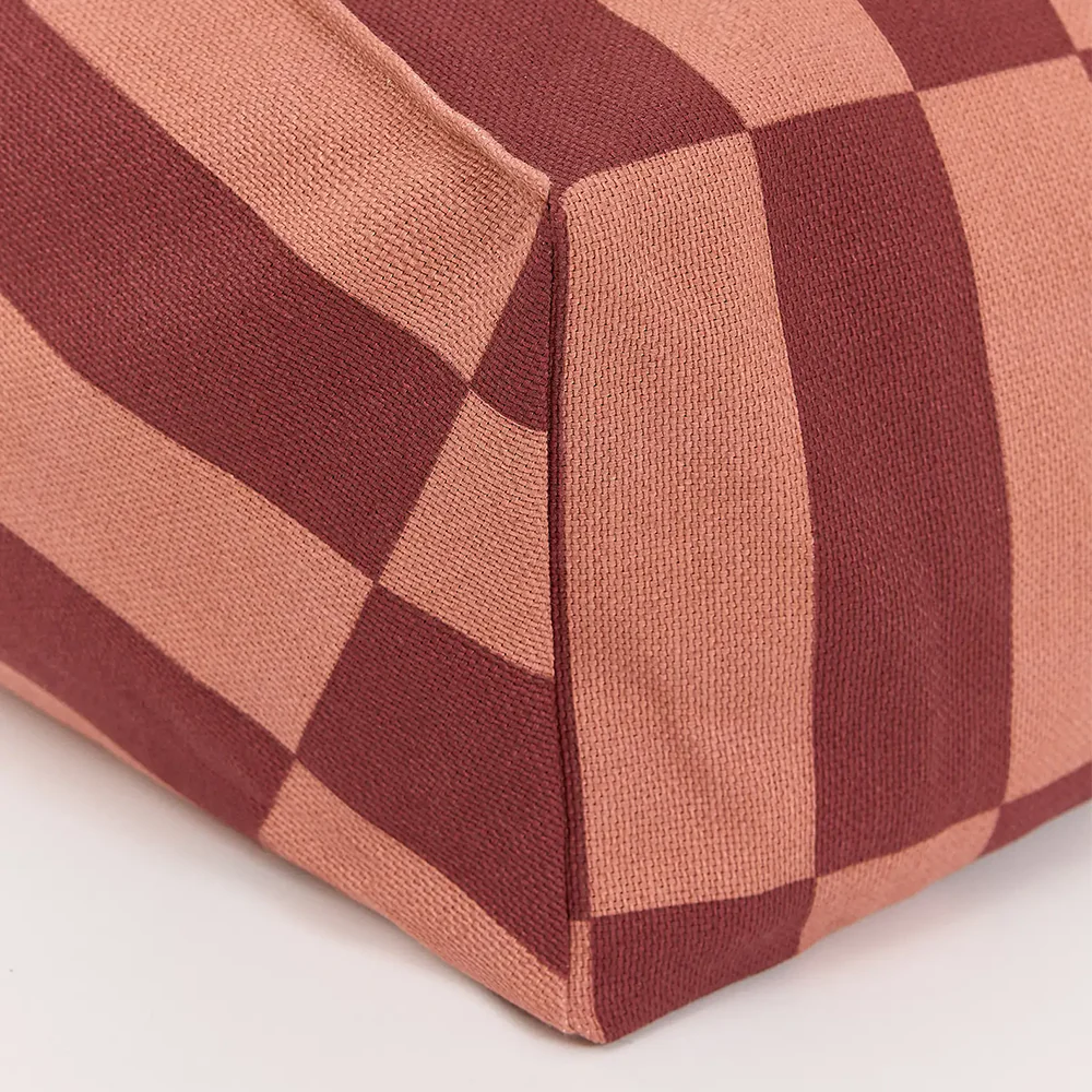Nobodinoz Armchair Sitzsack 'Vibes' Maroon Tiles - Image 3