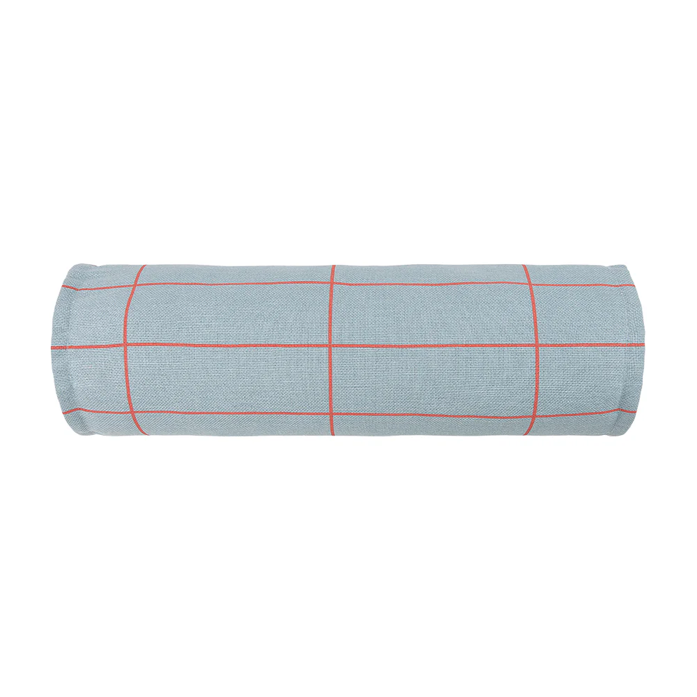 Nobodinoz Kissen 'Vibes' Blue Red Grid - Image 2
