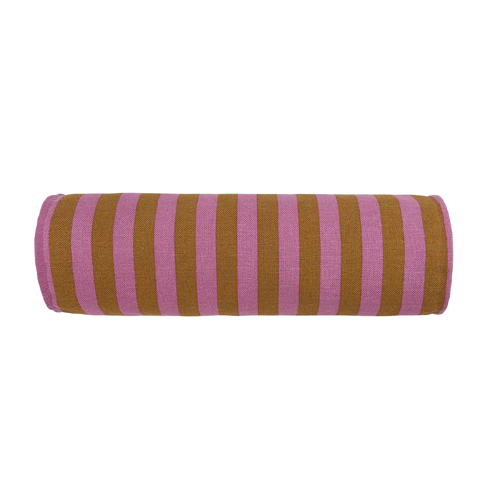 Nobodinoz Kissen 'Vibes' Pink Curry Stripes - Image 2