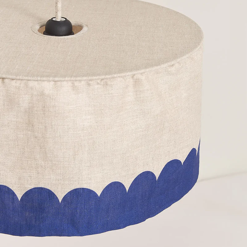 Nobodinoz  Lampenshirm aus Leinen 'Vibes' Blue - Image 3