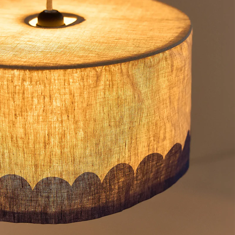 Nobodinoz  Lampenshirm aus Leinen 'Vibes' Blue - Image 4