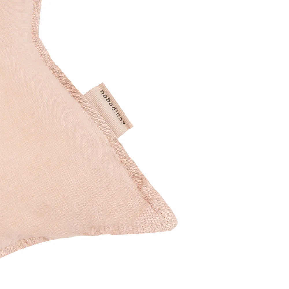 Nobodinoz Sternenkissen aus Leinen Powder Pink - Image 2