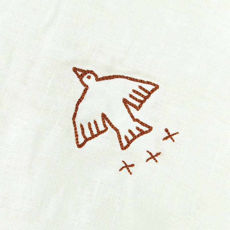 Nobodinoz Winterdecke mit Stickerei Off White - Image 2