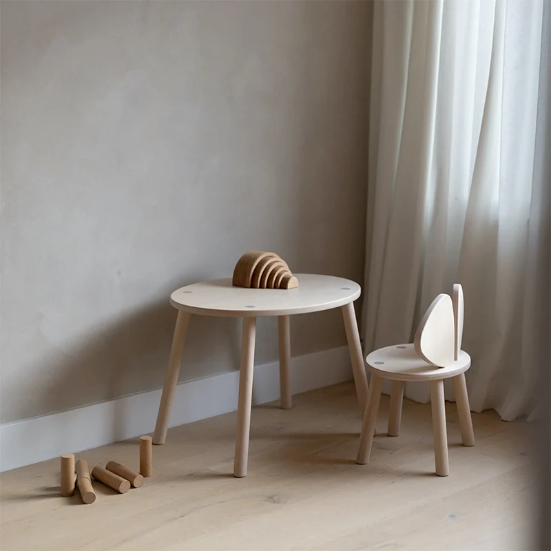 Nofred Kinderstuhl und Kindertisch Set 'Maus' Birke - Image 5