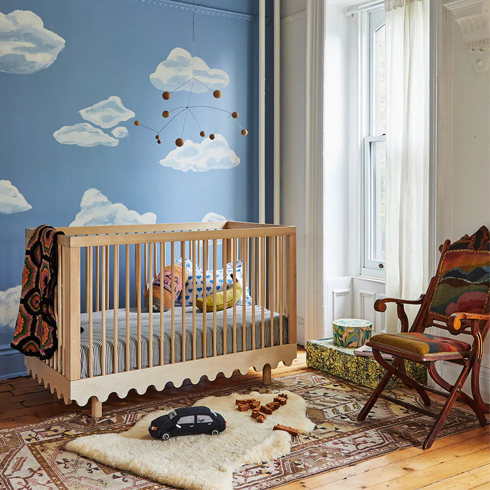 Oeuf NYC  Babybett 'Moss' Birke  70 x 140 cm - Image 9