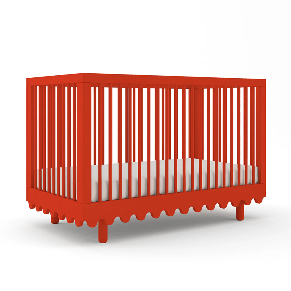 Oeuf NYC  Babybett 'Moss' Birke Red  70 x 140 cm - Image 3