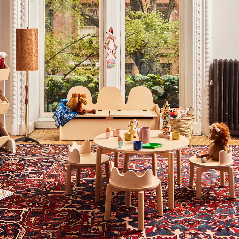 Oeuf NYC  Bank mit Aufbewahrung 'Camel' Birke - Image 4