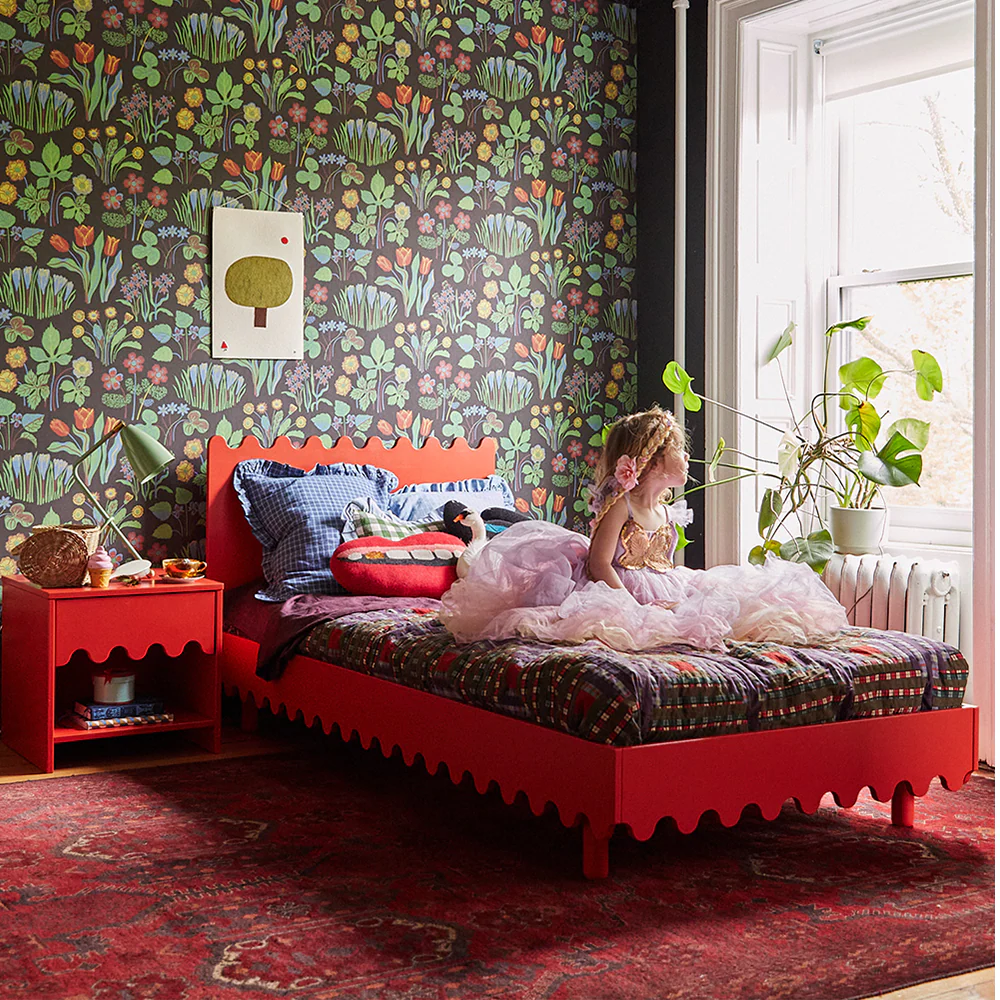 Oeuf NYC  Kinderbett 'Moss' Twin  Birke Rot 90 x 200 cm - Image 2