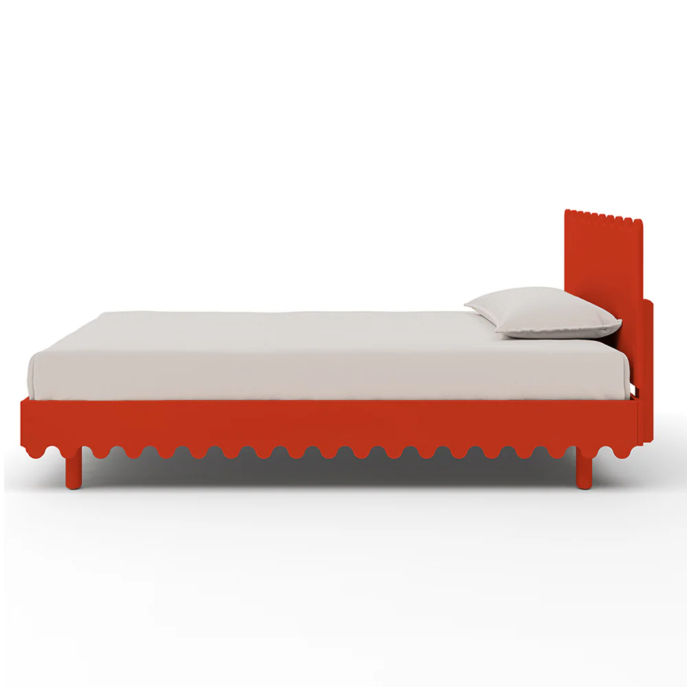 Oeuf NYC  Kinderbett 'Moss' Twin  Birke Rot 90 x 200 cm - Image 3