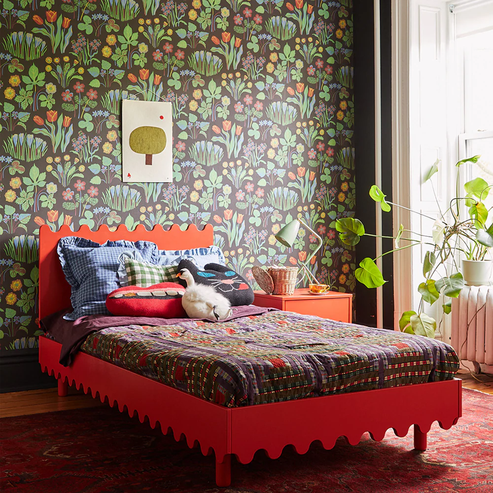 Oeuf NYC  Kinderbett 'Moss' Twin  Birke Rot 90 x 200 cm - Image 4