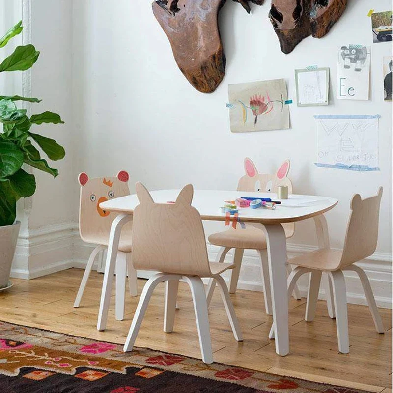 Oeuf NYC  Kinderstuhl Hase 2er Set  Birke/Weiss - Image 3
