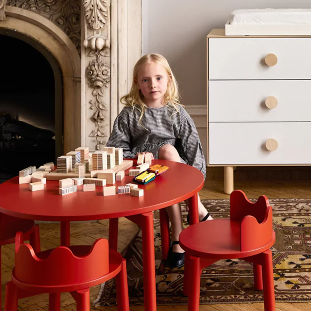 Oeuf NYC  Kindertisch 'Moss' Tomato - Image 2