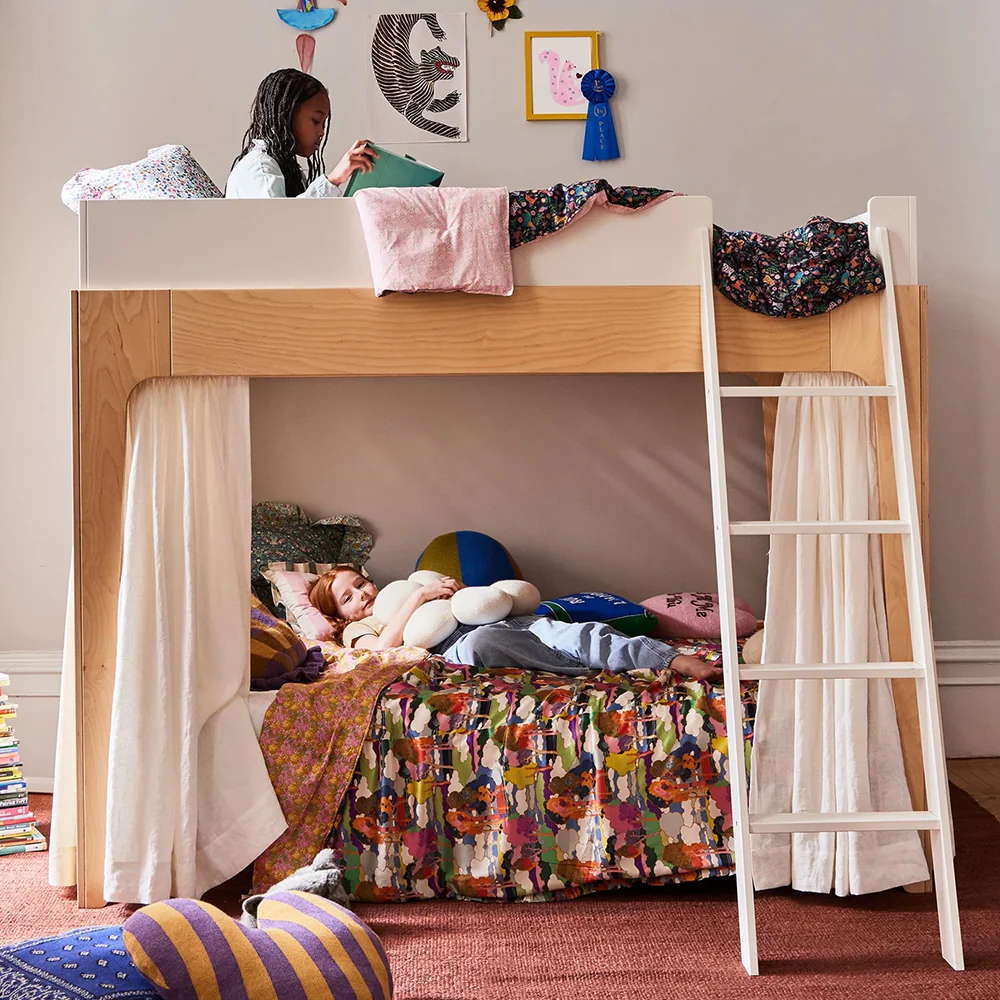 Oeuf NYC  Leinenvorhang für Perch Hochbett/Etagenbett Ecru - Image 5