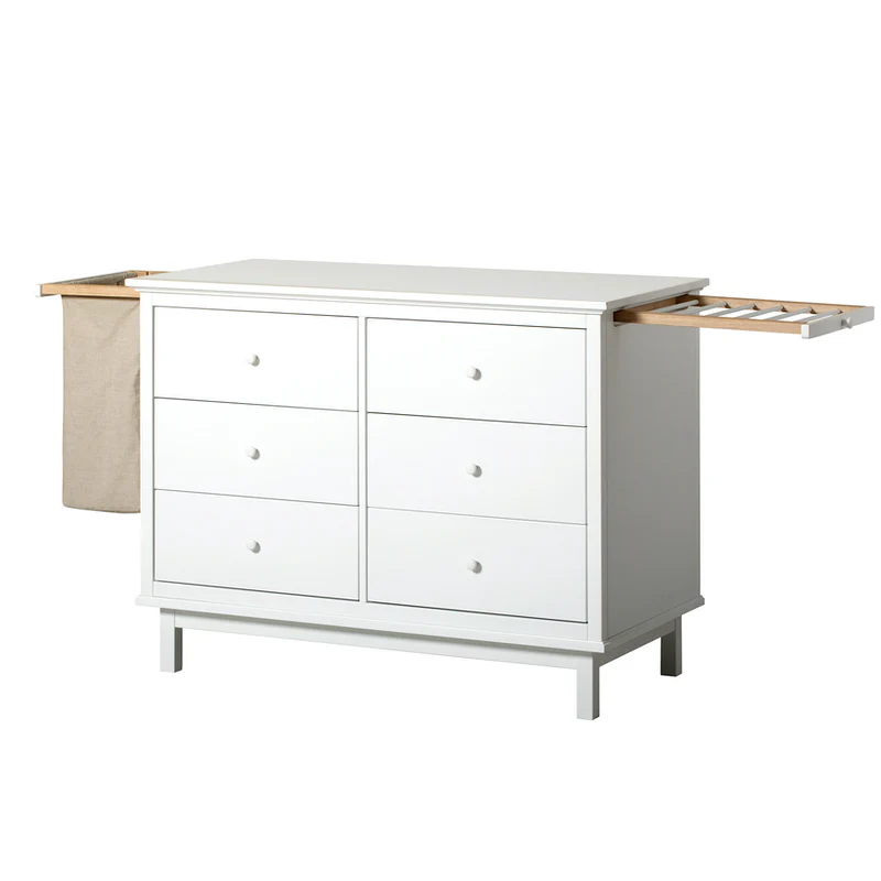 Oliver Furniture  Seaside Auszüge und Wäschesack 021325/021326  Weiss - Image 3
