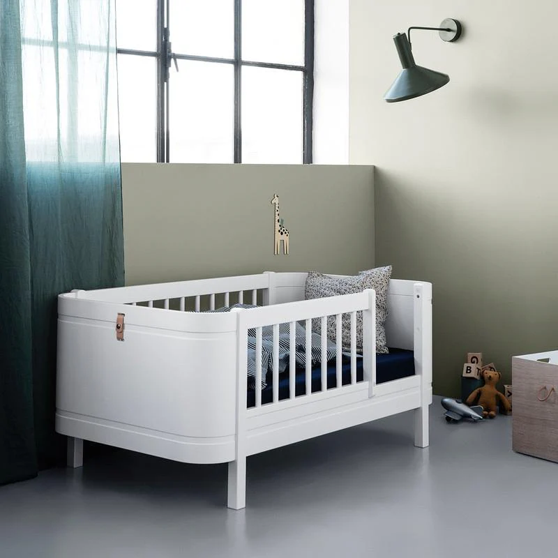 Oliver Furniture  Wood Mini+ Babybett inkl. Umbauset Juniorbett  Weiss - Image 11