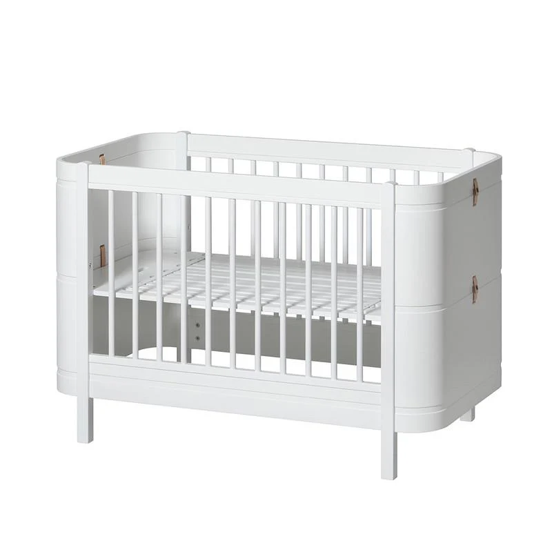 Oliver Furniture  Wood Mini+ Babybett inkl. Umbauset Juniorbett  Weiss - Image 3