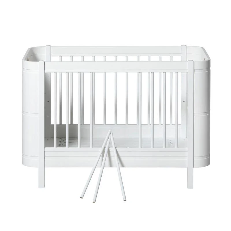 Oliver Furniture  Wood Mini+ Babybett inkl. Umbauset Juniorbett  Weiss - Image 7