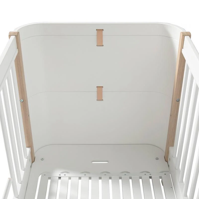 Oliver Furniture  Wood Mini+ Babybett inkl. Umbauset Juniorbett  Weiss/Eiche - Image 12