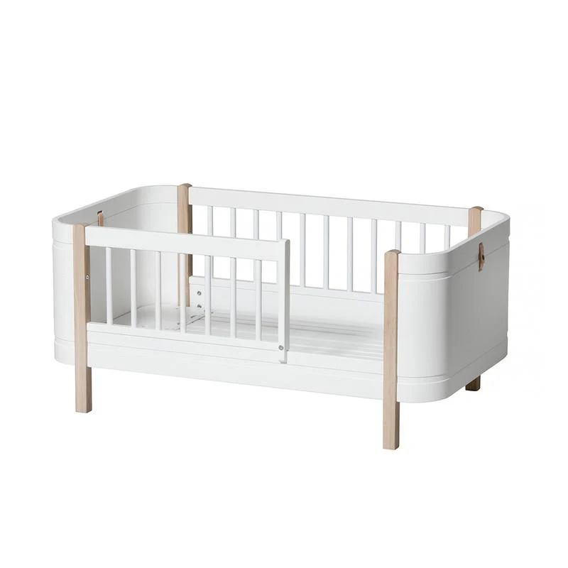 Oliver Furniture  Wood Mini+ Babybett inkl. Umbauset Juniorbett  Weiss/Eiche - Image 16