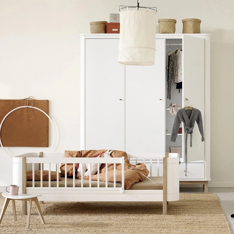 Oliver Furniture  Wood Mini+ Babybett inkl. Umbauset Juniorbett  Weiss/Eiche - Image 19