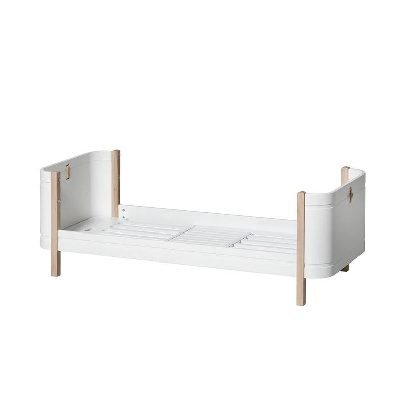 Oliver Furniture  Wood Mini+ Babybett inkl. Umbauset Juniorbett  Weiss/Eiche - Image 24