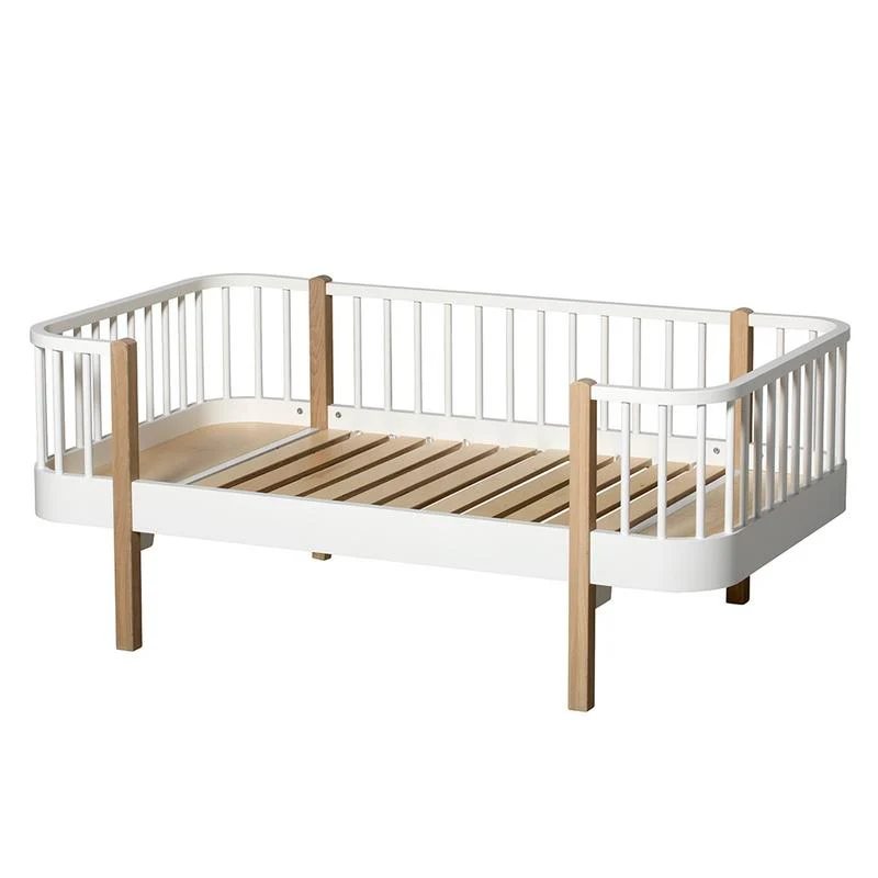 Oliver Furniture  Original Junior Bettsofa Wood 90 x 160 cm  Weiss/Eiche - Image 3