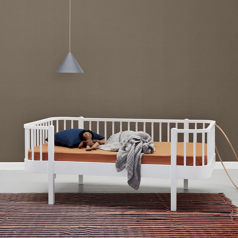Oliver Furniture  Original Junior Bettsofa Wood 90 x 160 cm  Weiss - Image 2