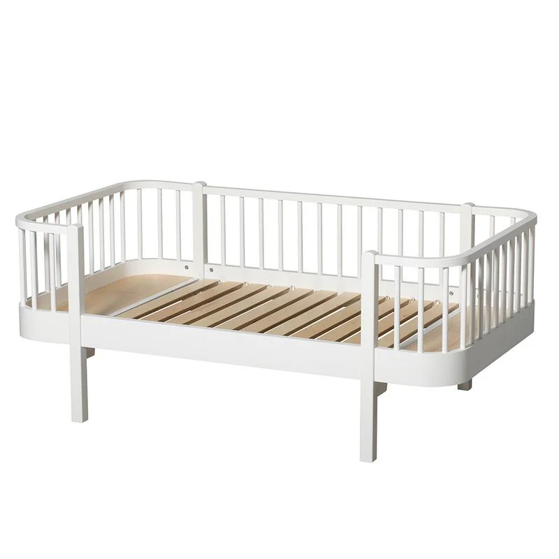 Oliver Furniture  Original Junior Bettsofa Wood 90 x 160 cm  Weiss - Image 3