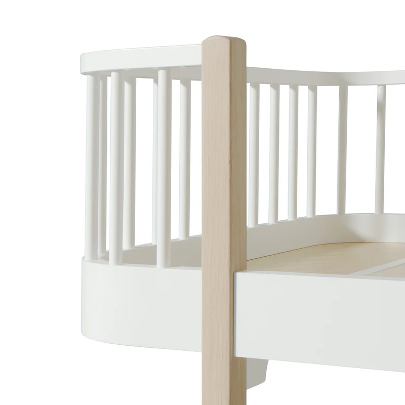 Oliver Furniture  Original Bettsofa Wood 90 x 200 cm  Weiss/Eiche - Image 7