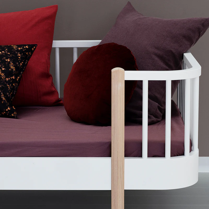 Oliver Furniture  Original Bettsofa Wood 90 x 200 cm  Weiss/Eiche - Image 8