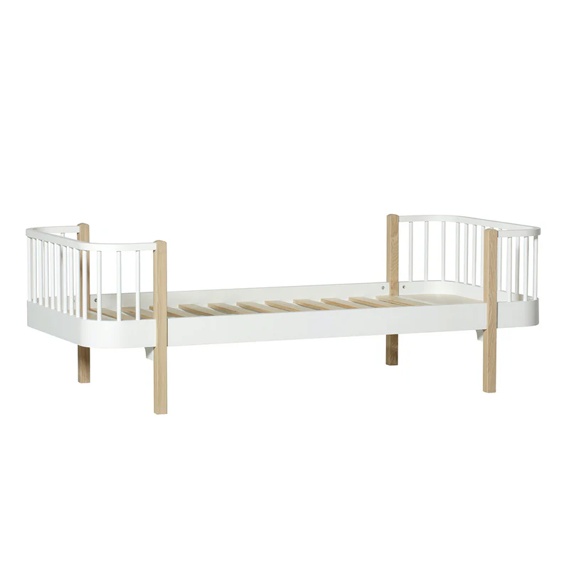 Oliver Furniture  Original Einzelbett Wood 90 x 200 cm  Weiss/Eiche - Image 4