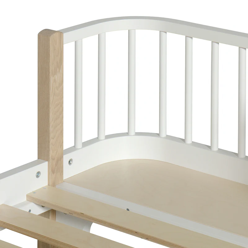 Oliver Furniture  Original Einzelbett Wood 90 x 200 cm  Weiss/Eiche - Image 5