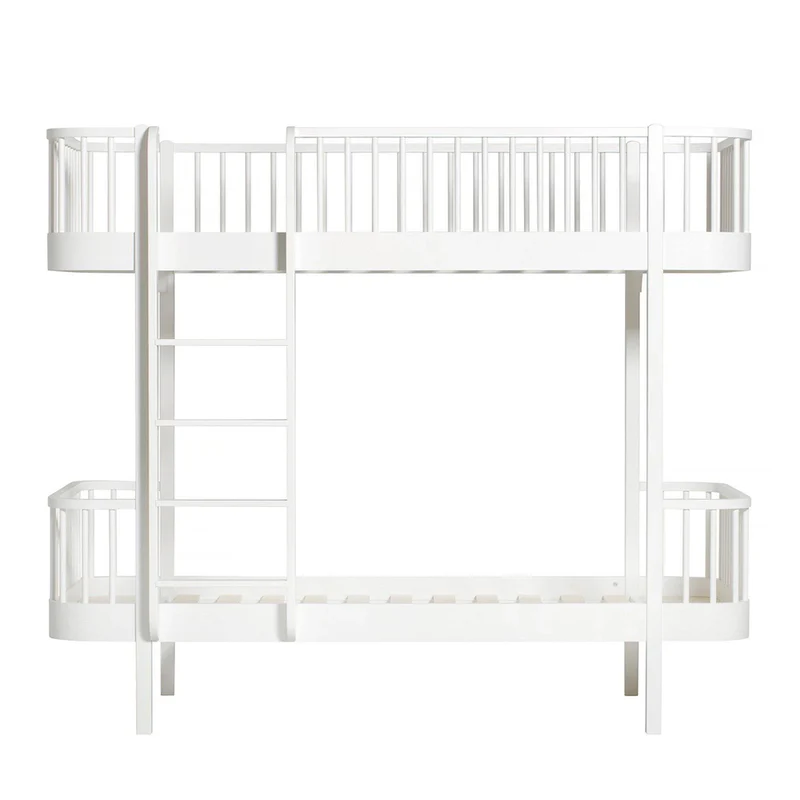 Oliver Furniture  Original Etagenbett Wood 90 x 200 cm  Weiss/Eiche - Image 4