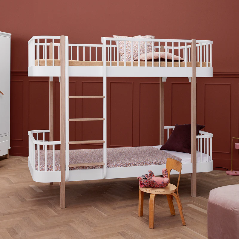Oliver Furniture  Original Etagenbett Wood 90 x 200 cm  Weiss/Eiche - Image 6