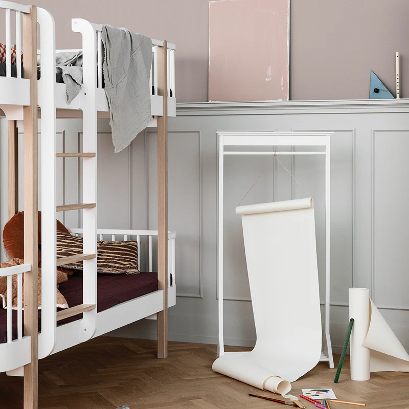 Oliver Furniture  Original Etagenbett Wood 90 x 200 cm  Weiss/Eiche - Image 9