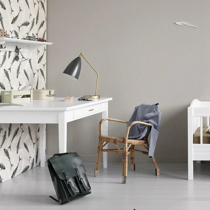 Oliver Furniture  Extra Tischbeinset für Seaside Junior Schreibtisch mit Lederband  Weiss - Image 3