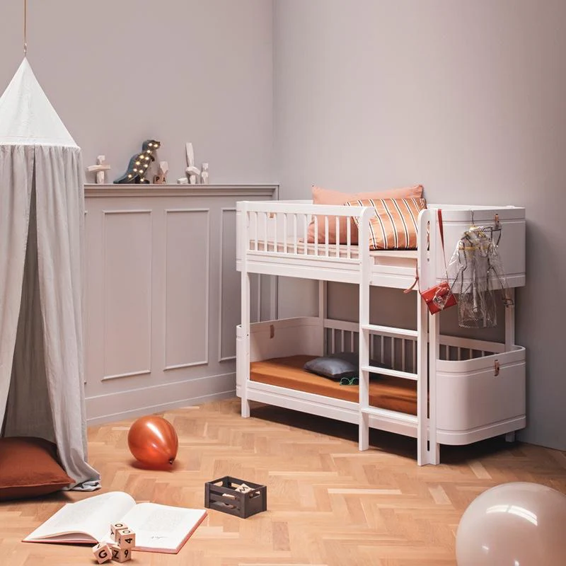 Oliver Furniture  Wood Mini+ Halbhohes Etagenbett  Weiss - Image 6