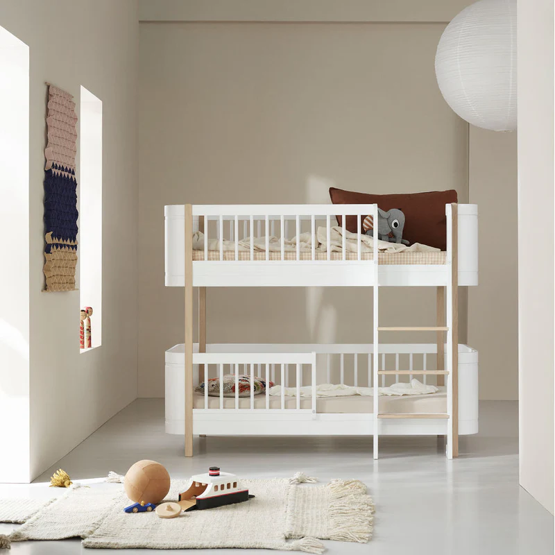 Oliver Furniture  Wood Mini+ Halbhohes Etagenbett  Weiss/Eiche - Image 5