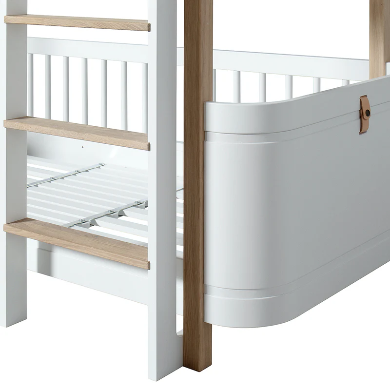 Oliver Furniture  Wood Mini+ Halbhohes Etagenbett  Weiss/Eiche - Image 7