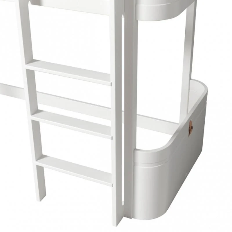 Oliver Furniture  Wood Mini+ Halbhohes Hochbett  Weiss - Image 6
