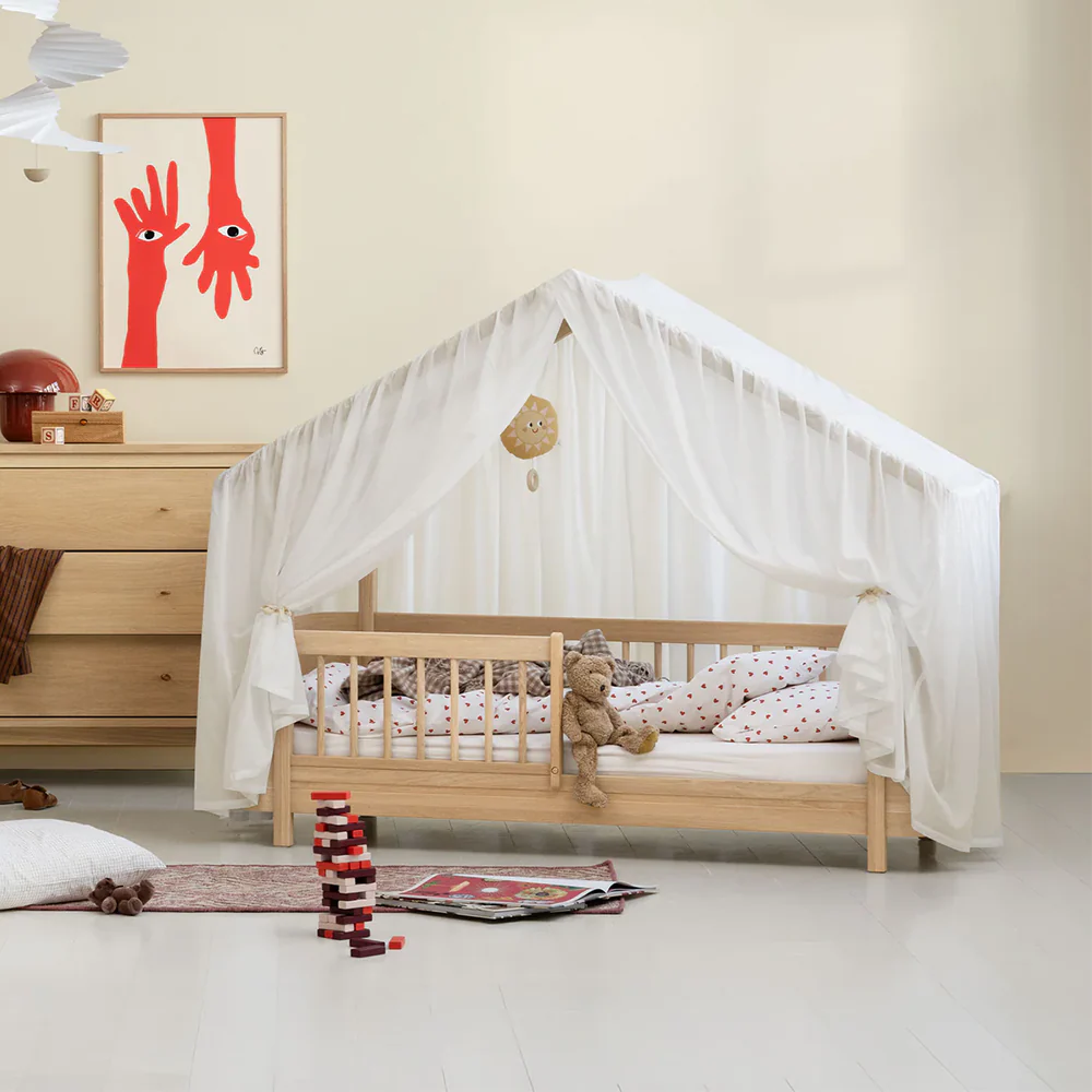 Oliver Furniture  Hausbettzelt für Wood Mini+ Hausbett Weiss - Image 2