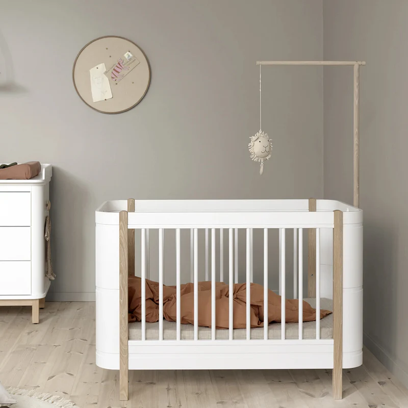 Oliver Furniture  Himmelstange für Wood Mini+ Basic  Weiss/Eiche - Image 2