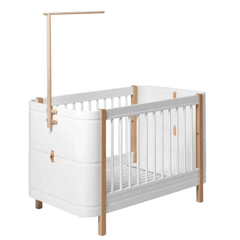 Oliver Furniture  Himmelstange für Wood Mini+ Basic  Weiss/Eiche - Image 3