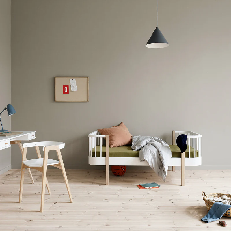 Oliver Furniture  Original Juniorbett Wood 90 x 160 cm  Weiss/Eiche - Image 4